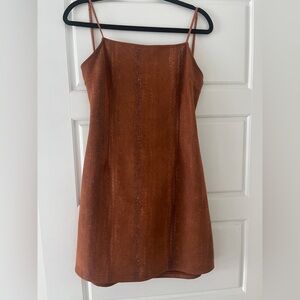 Urban Outfitters Rust Mini Dress